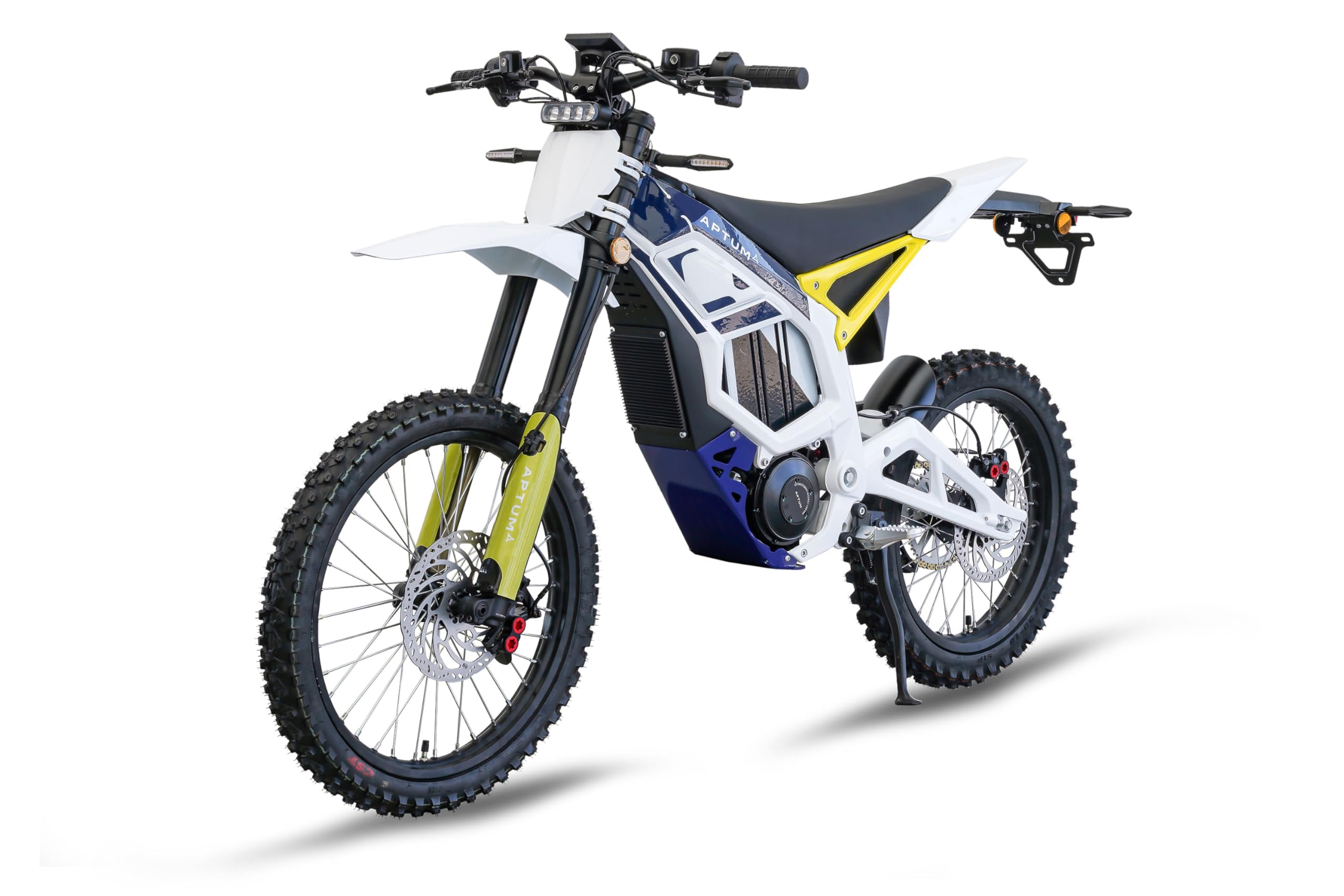 Cysum Aptum 8F - Bicicleta eléctrica para hombre, para adultos, batería de 75 V, 40 Ah, autonomía de 120 km, par de 380 Nm, suspensión completa, frenos de disco hidráulicos