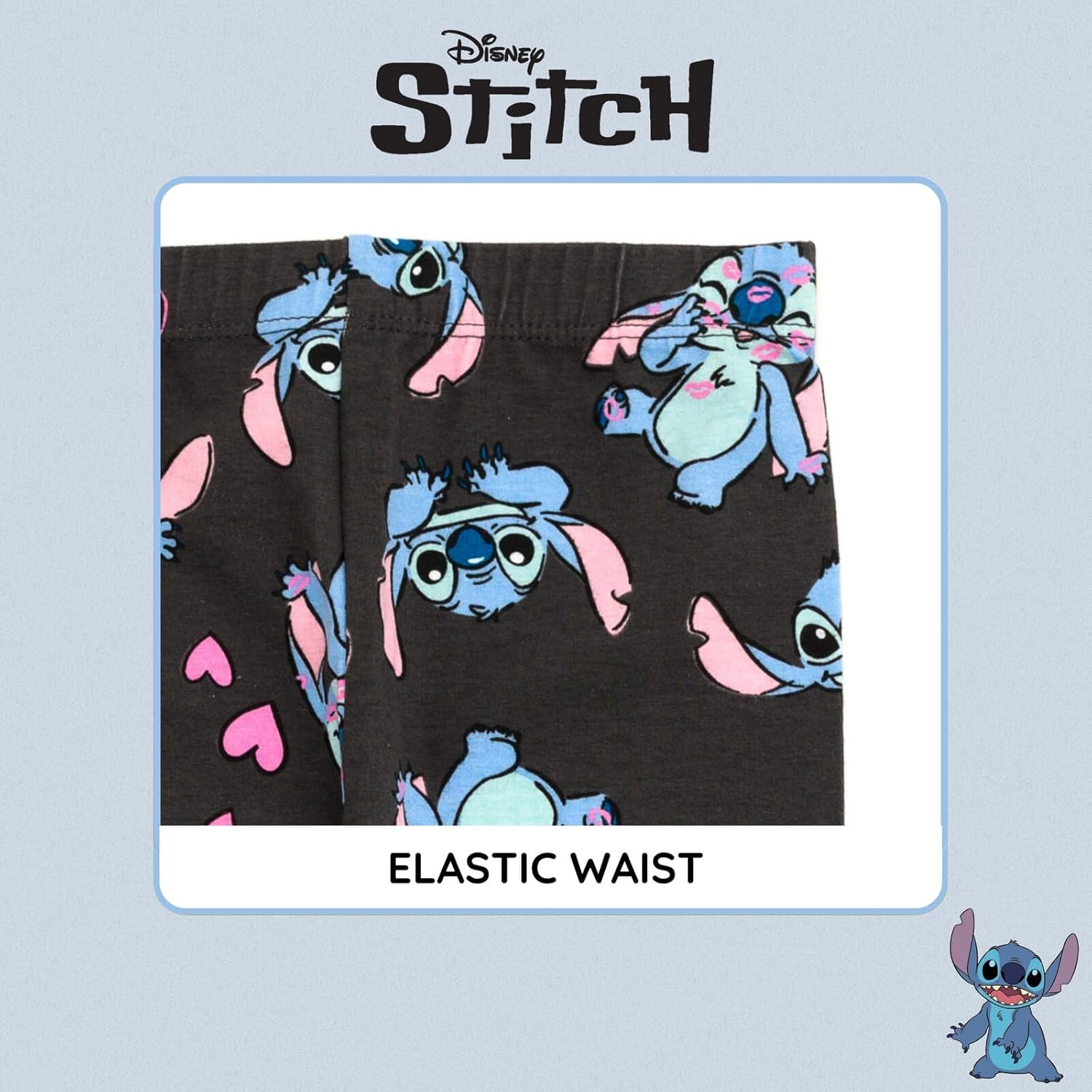 Disney Junior Floral Sweatshirt and Leggings Outfit Set Infant to Big Kid Sizes (12 Months - 14-16) - Image 7