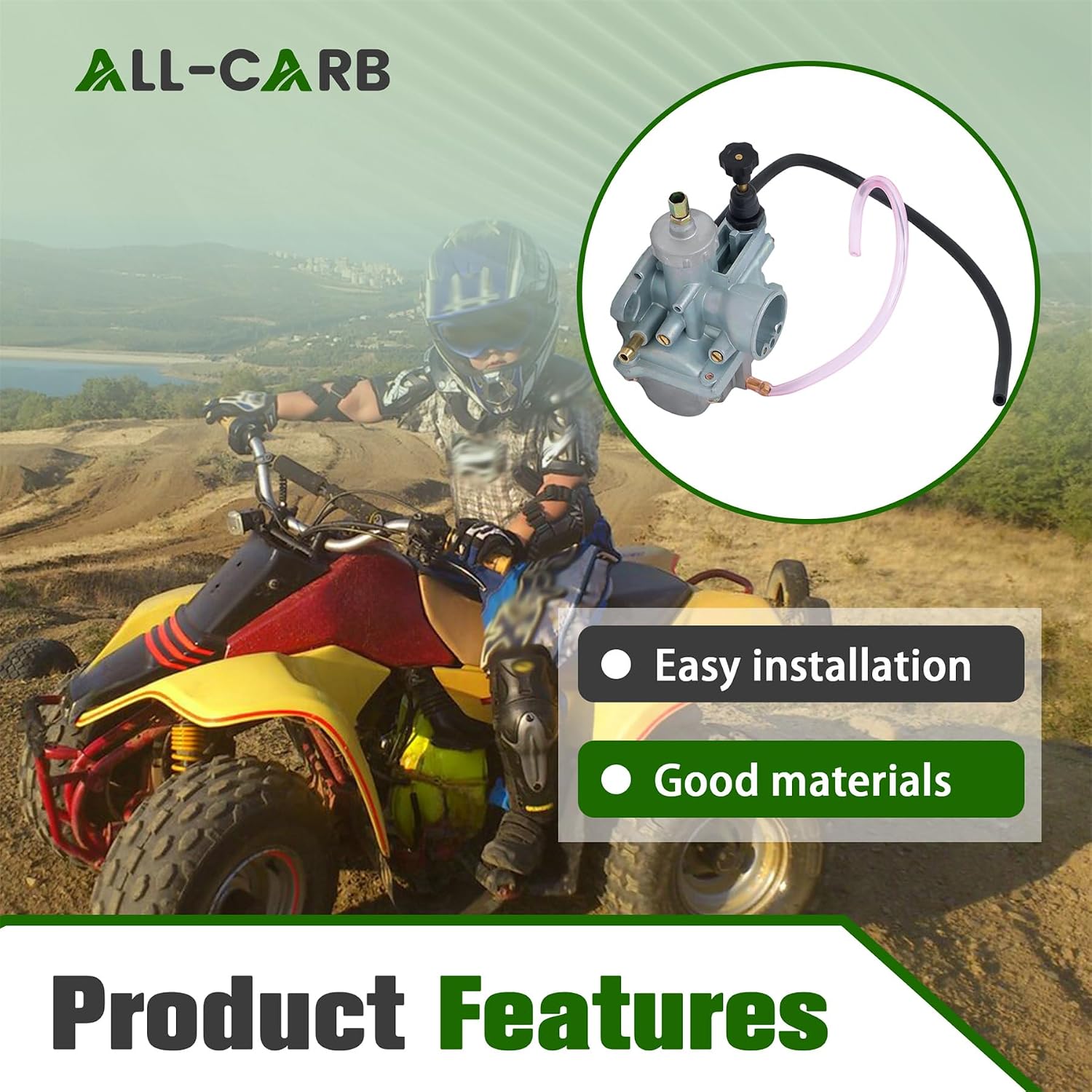 ALL-CARB Carburetor Replacement for Suzuki LT80 LT 80 1987-2006 Quadsport Carburetor Carb