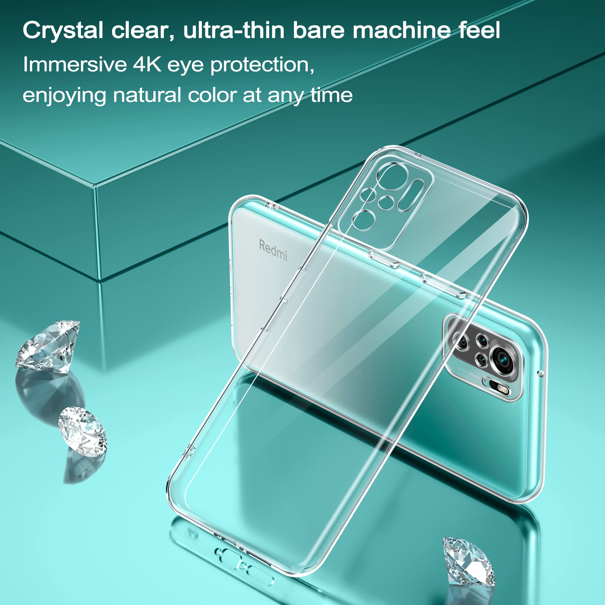 Coque Xiaomi Redmi A5 4G + 2 Protections écran Verre Trempé - Ultra Mince, Antidérapante, Protection Caméra Et écran