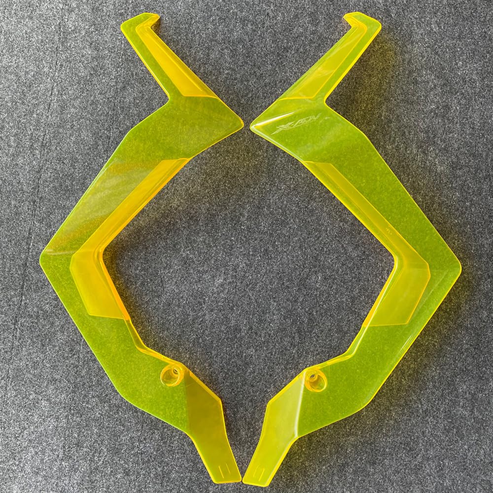 For HON-DA 2025 XADV750 X-ADV 750 Modification Winding Strip Wind Cutting Fixed Wind Wing Leg Shield Side Protection Windshield (Yellow)