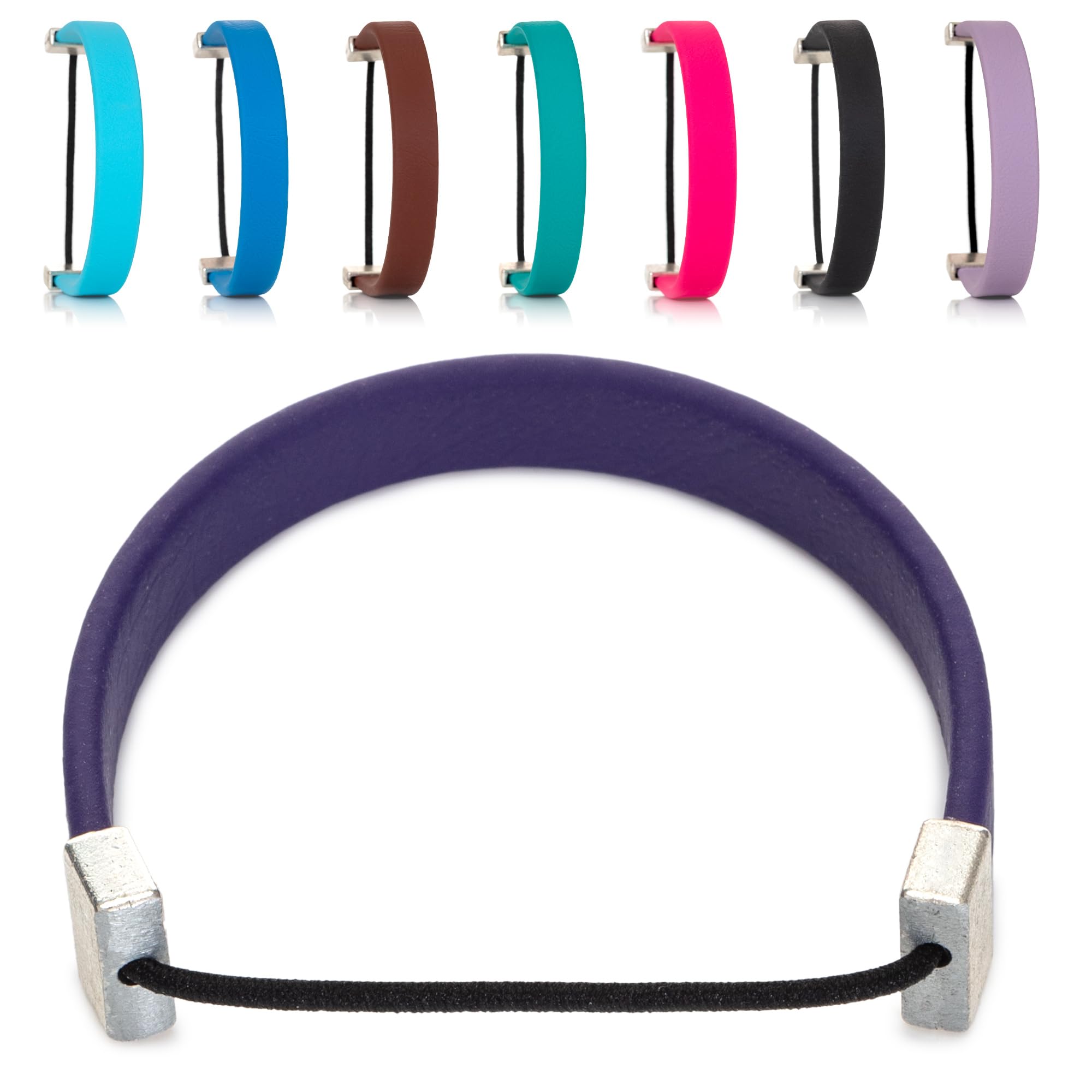 Snappbandz ANXIETY BRACELET for All-Day Stress Relief and Positive Mental Focus; Multiple Sizes and Colors