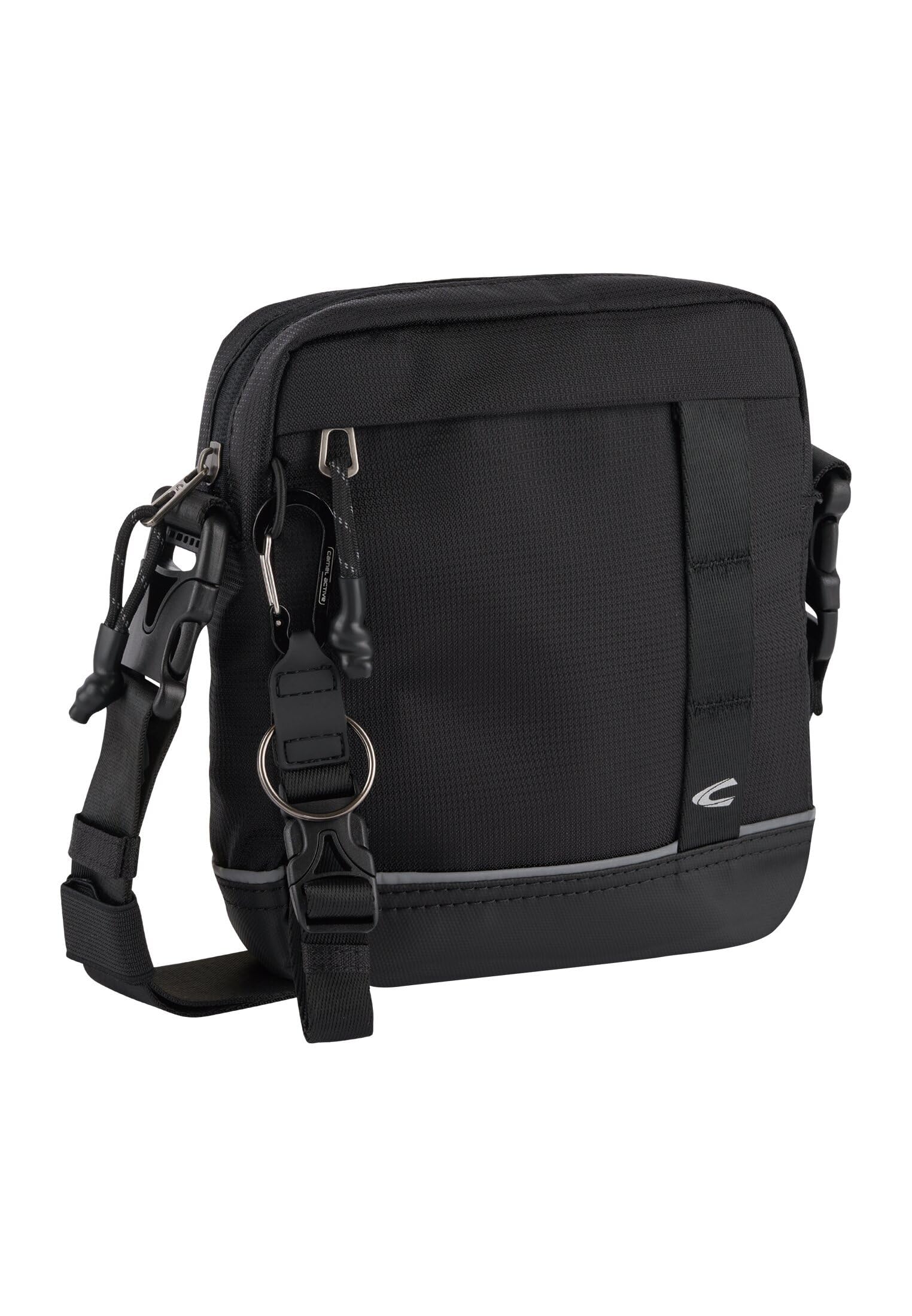 camel active Connect Crossbag męska torba, czarna, czarny, S