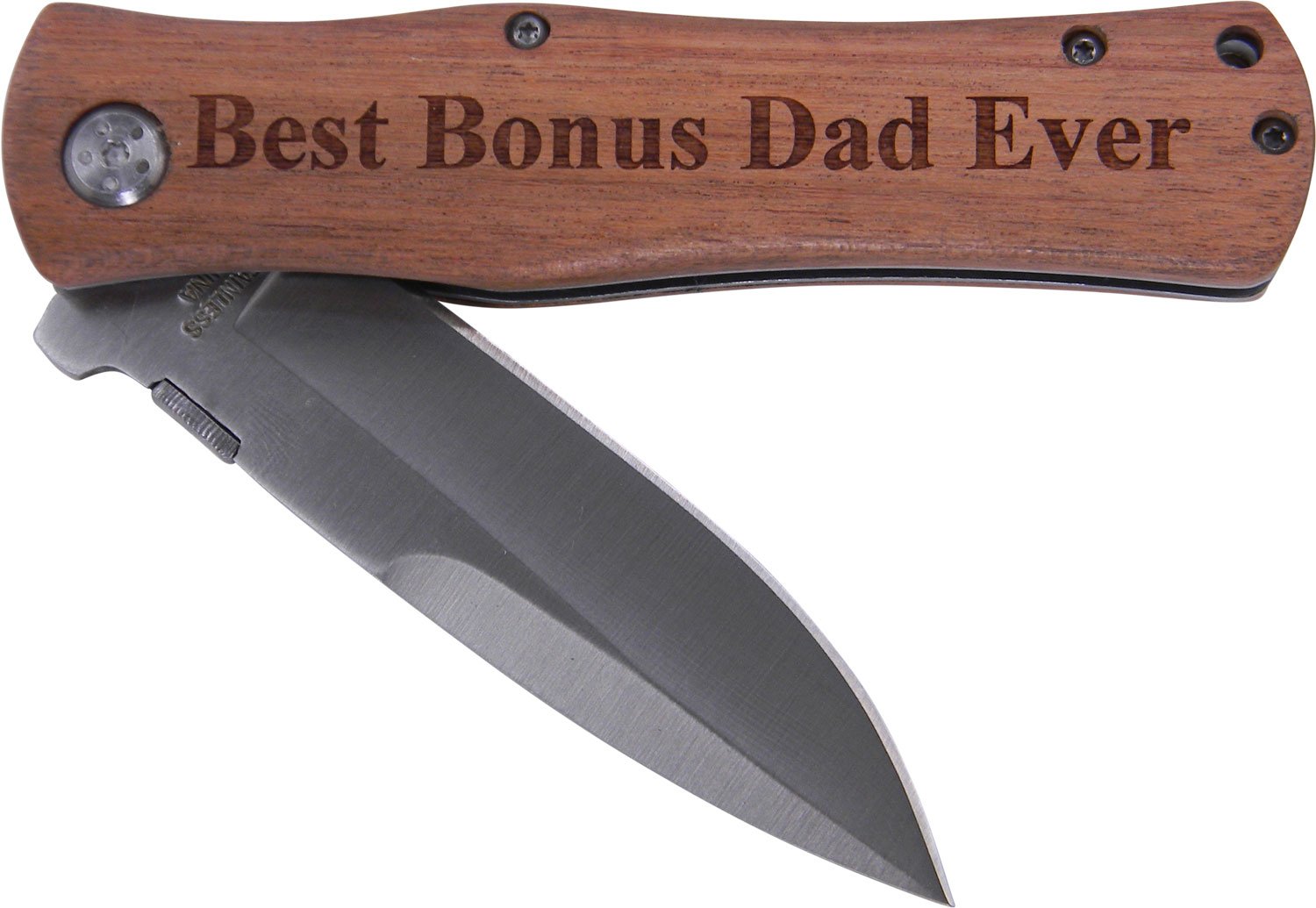 CustomGiftsNow Best Bonus Dad Ever - Great Gift for Father's Day, Birthday for Step-Dad, Step-Father, Dad