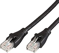 Vista 13 de Yaxa Basics Cable de conexión Ethernet RJ45 Cat-6 de 5 pies (1.5 metros), 16 paquetes de 10, 160 unidades en total, negro