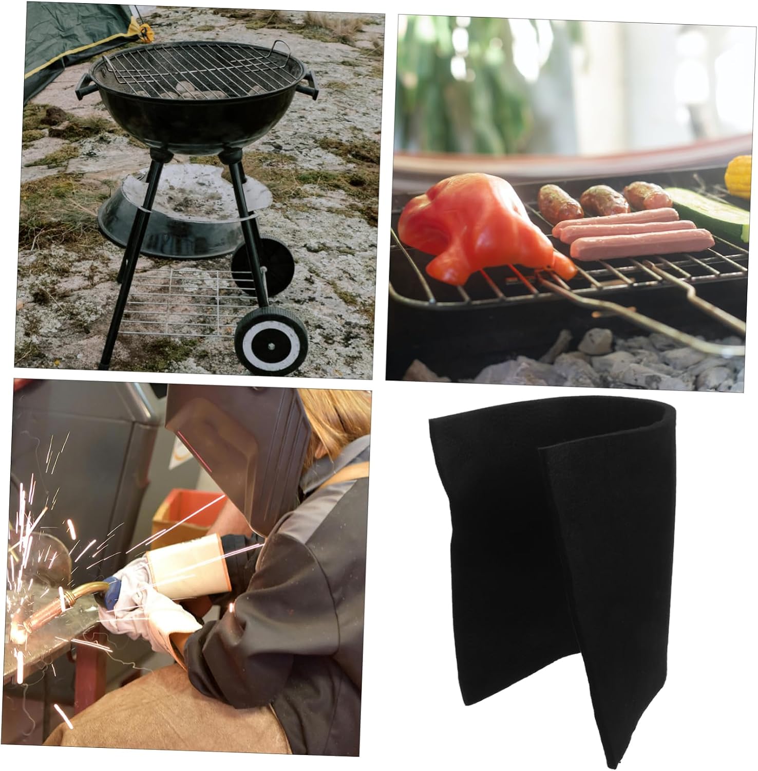 Fireproof Welding Mat High Heat Resistance Soldering Blanket for Outdoor Use