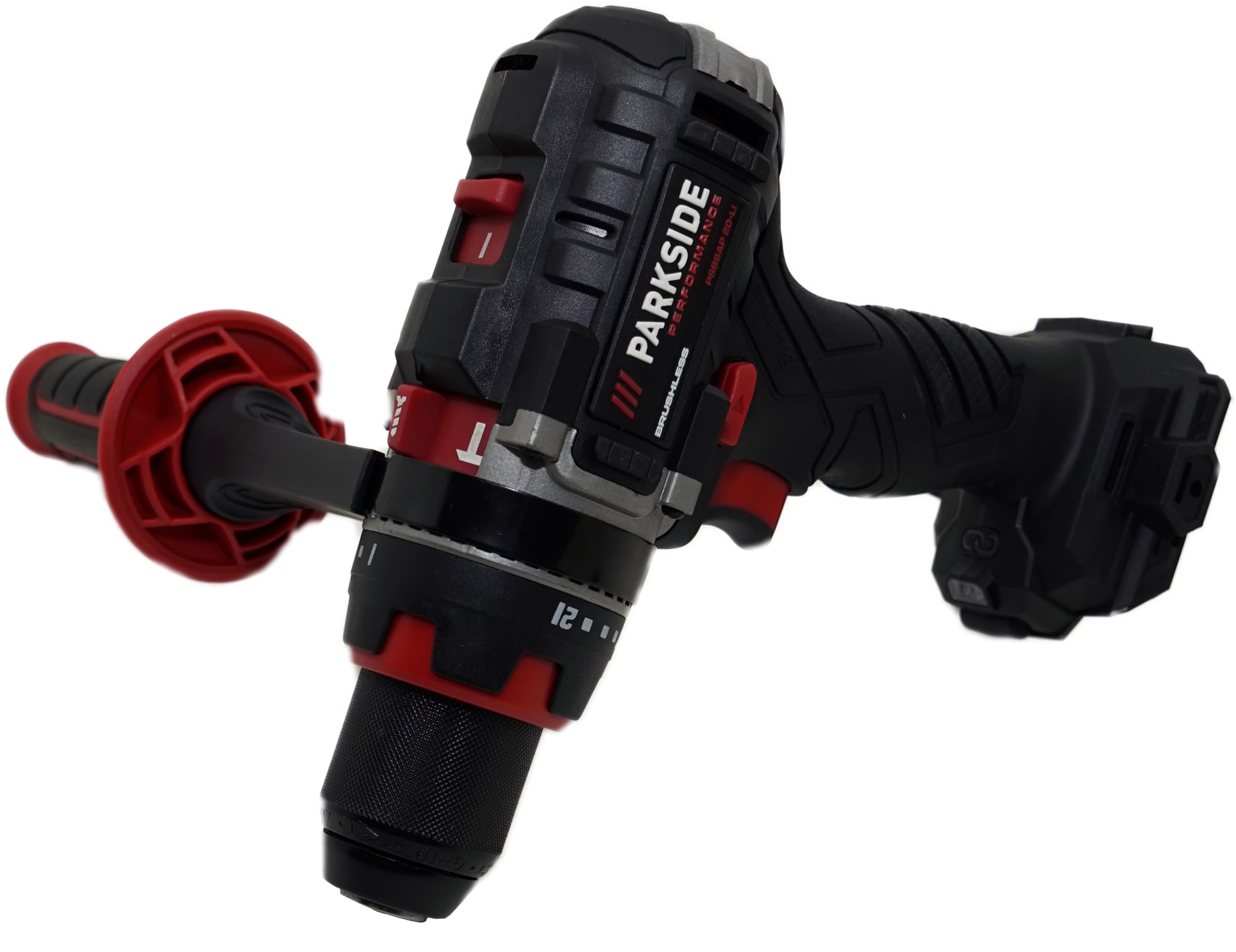 Oferta HEADNMORE dla wiertarko-wkrętarki udarowej PARKSIDE PERFORMANCE® PSBSAP 20-Li – 20 V, 64 Nm, bezszczotkowa, 2 biegi, w walizce bez akumulatora + ołówek i otwieracz HEADNMORE