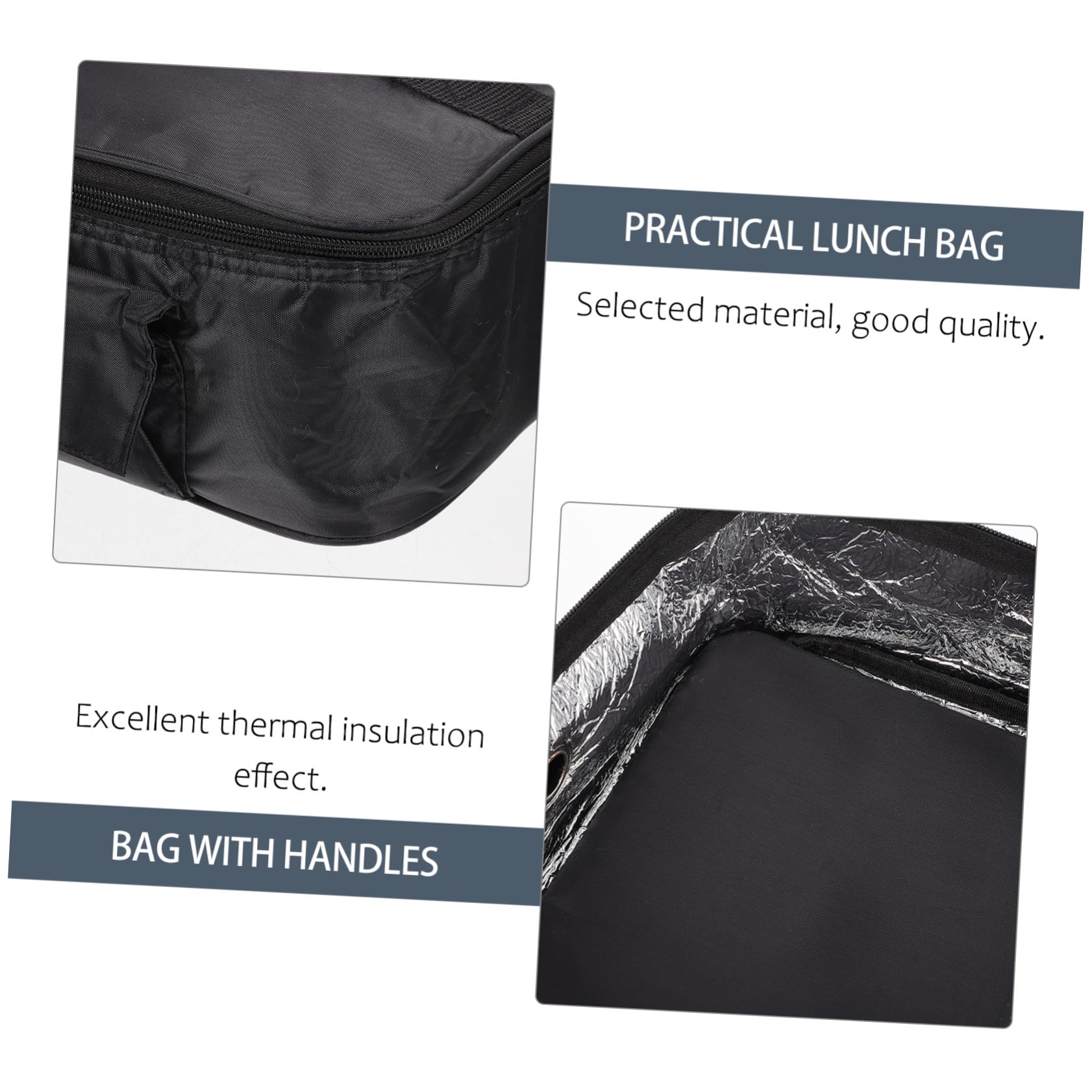 Hohopeti Lunch Thermotasche 1 Stück aus Oxford Stoff und Aluminiumfolie