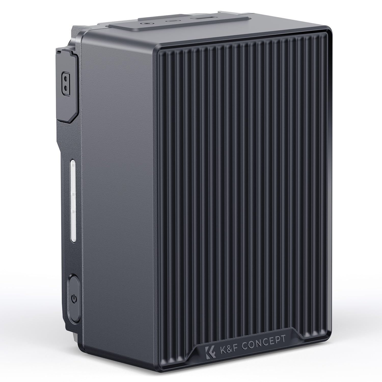 K&F CONCEPT KF-V99 SE V-Mount Akku, 99Wh 6700mAh V-Mount Battery mit PD 100W USB-C Schnellladung, mit Dual D-TAP/A/USB-C/DC/TFT Display/Notlicht für Kamera, Camcorder, Monitor, Videoleuchte