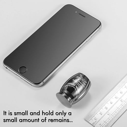 Miniatura 5 de Hermosas urnas para cenizas de mamá, urnas pequeñas de recuerdo de 1.6 pulgadas de alto, urnas de cremación pacíficas, urnas decorativas