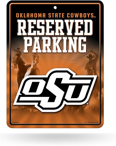 Vista 34 de Letrero de metal NCAA de 8.5 x 11 pulgadas, ideal para cueva de hombre, dormitorio, oficina, decoración del hogar Primario