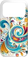 Vista 30 de Turquoise Paisley Boho Chic Case for iPhone 17