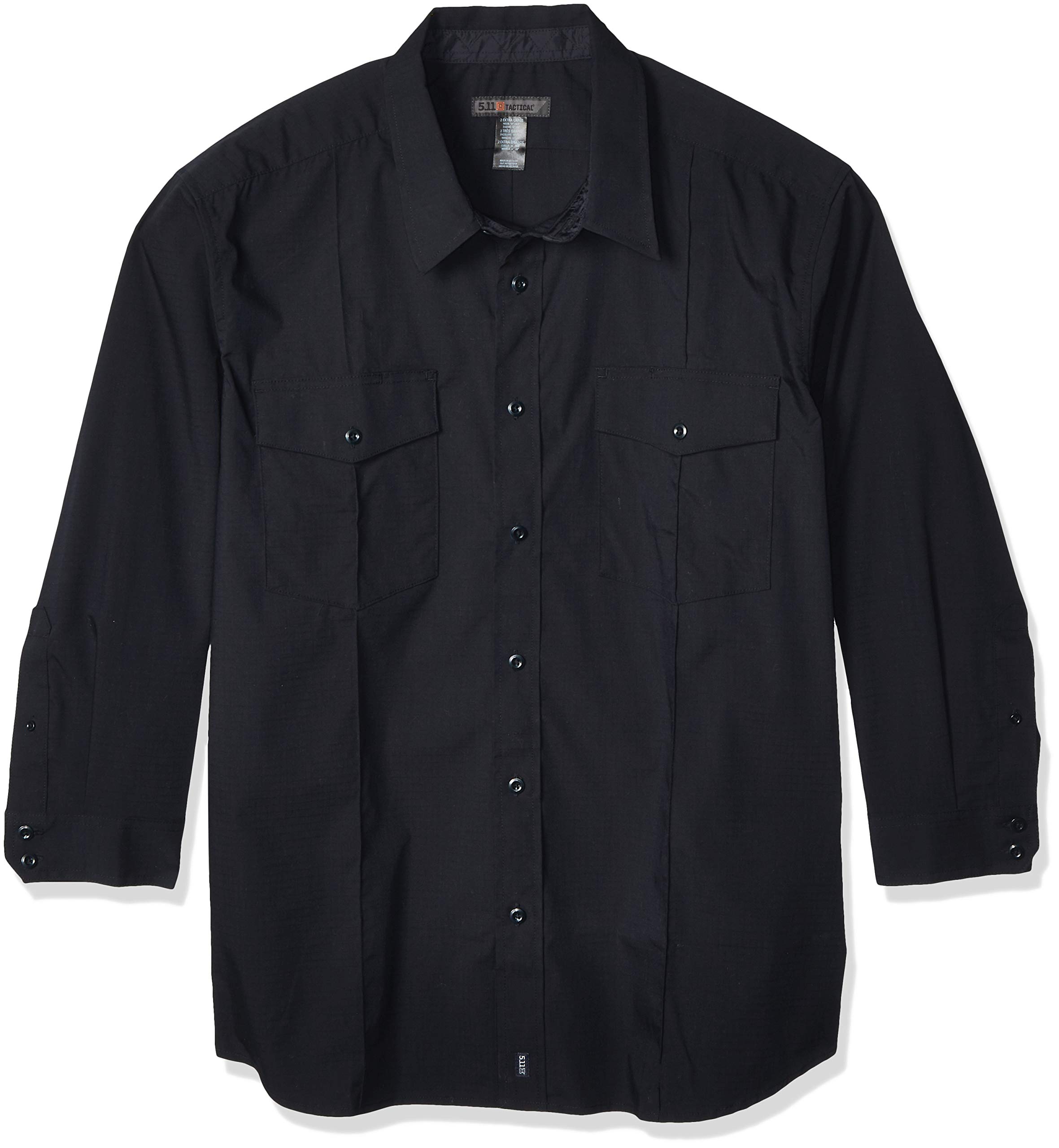 5.11 Men's Stryke Class A PDU Long Sleeve Shirt, Midnight Navy, Small-Regular