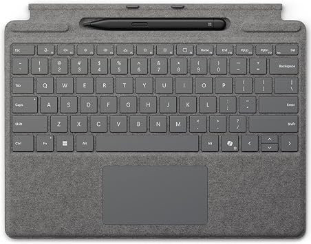 Microsoft - Surface Pro Copilot+ PC 11. Version,Pro 10, 9, 8, X Compatible Q US Slim Pen 2   8X6-00228 with English Keyboard
