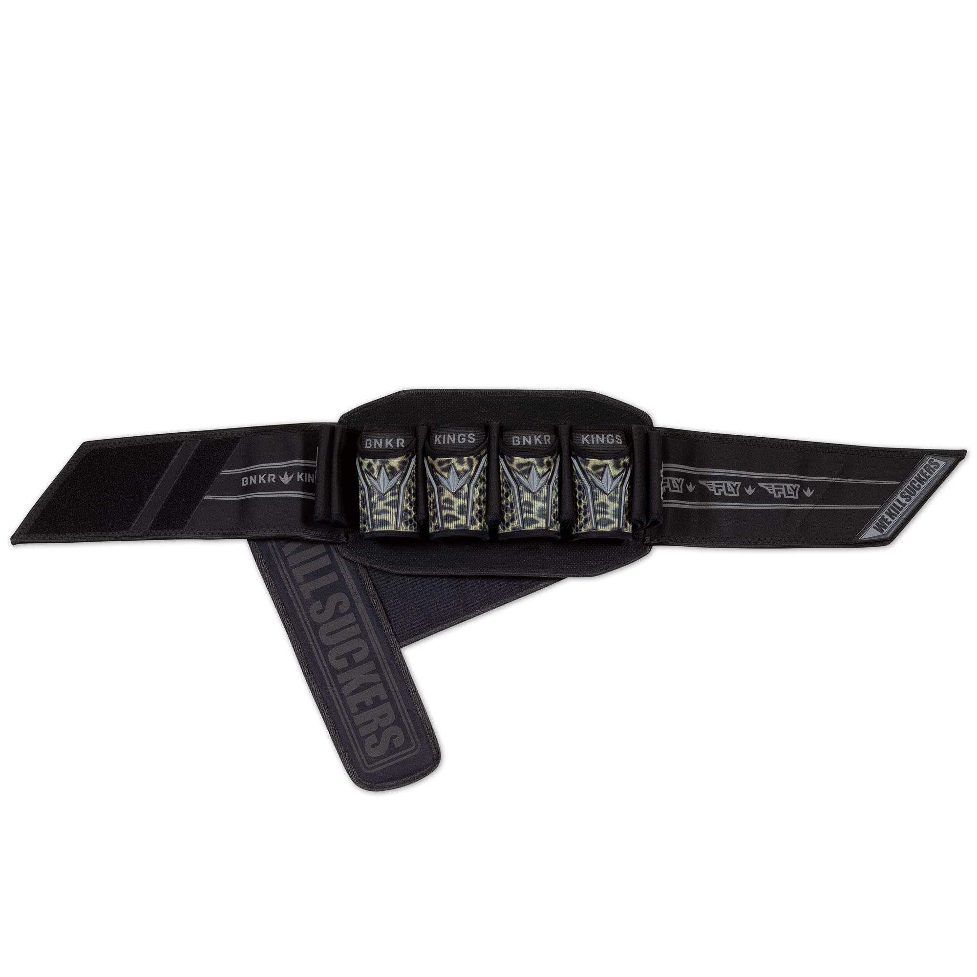 Bunkerkings Fly Strapless Paintball Harness Pod Packs - 3+4, 4+7 and 5+8