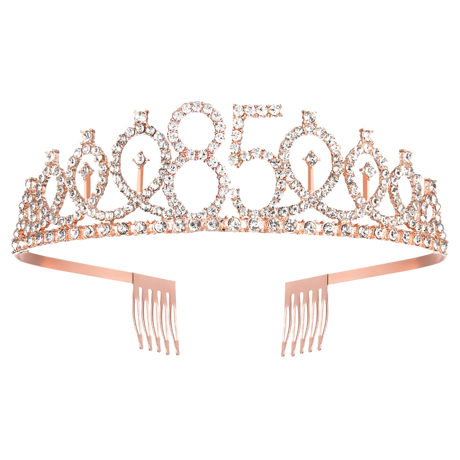 Corona 18 Anni Rosa Set Compleanno 18 Anni Donna - Corona E Fascia Rosa Con Spilla, Accessori Festa Bomboniere 18 Anni Ragazza