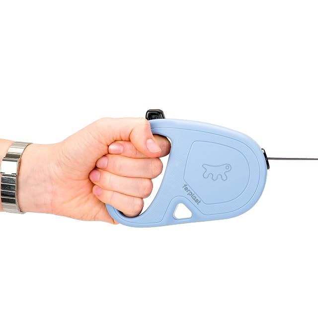 Foto 8 de 8 de Ferplast Correa retráctil para Perros medianos Flippy One Tape S, Correa Extensible 4 m, máx 15 kg, Azul
