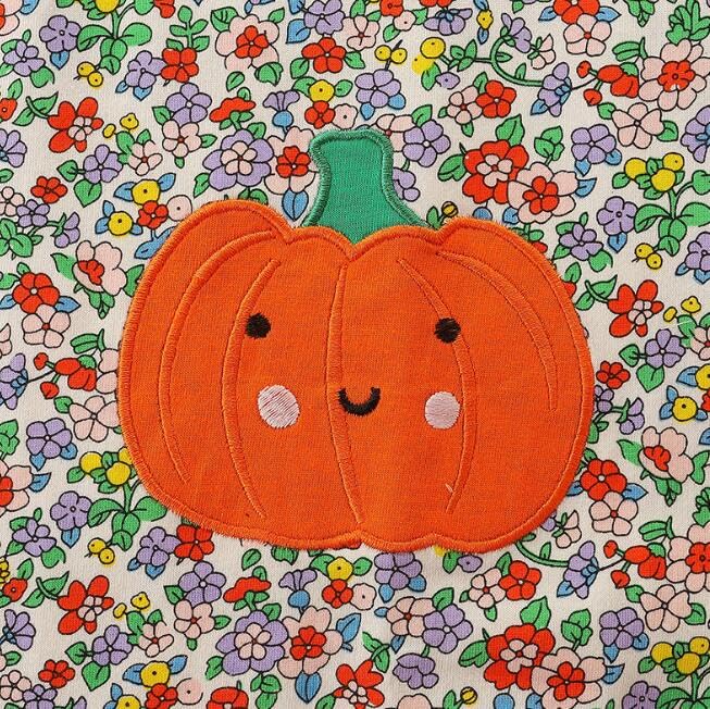 Disfraz de Calabaza Orange para Niñas Talla 6-7 Años miniatura 4