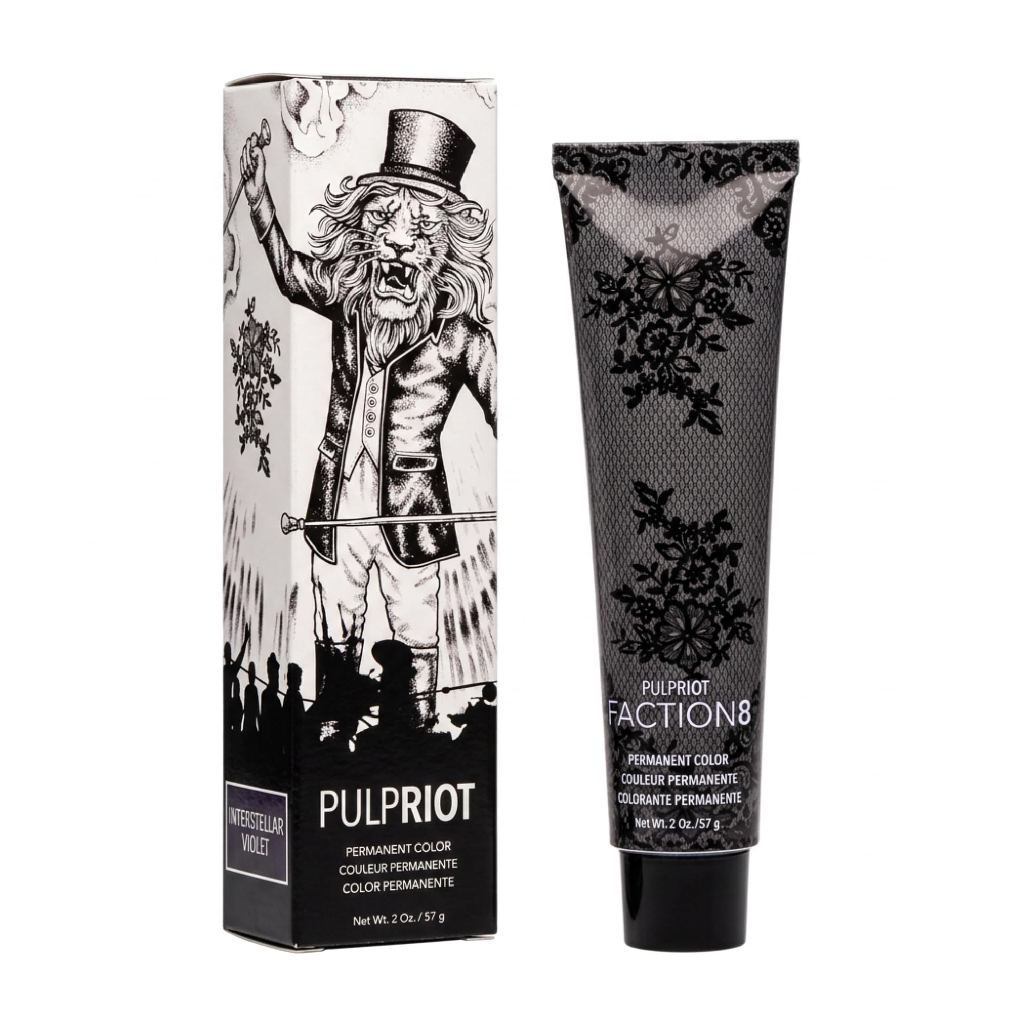 Pulp Riot Faction8 Interstellar Deposit Only Hair Color 12.2 Violet 57g