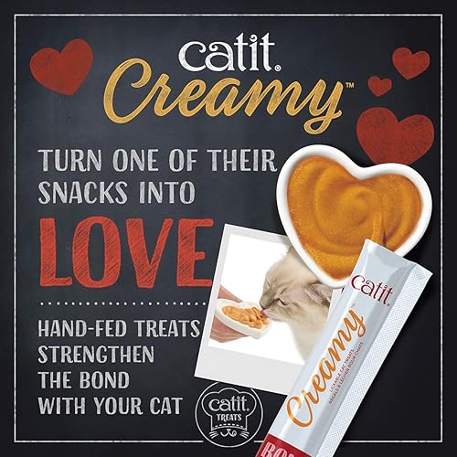 Miniatura 3 de Catit Creamy - Paquetes personalizados de golosinas para gato que puede lamer