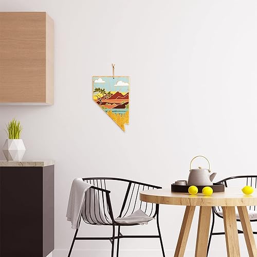 Vista 274 de Totally Bamboo Tabla de cortar con forma del estado de Nebraska y bandeja para servir charcutería con ilustraciones de Summer Stokes, incluye