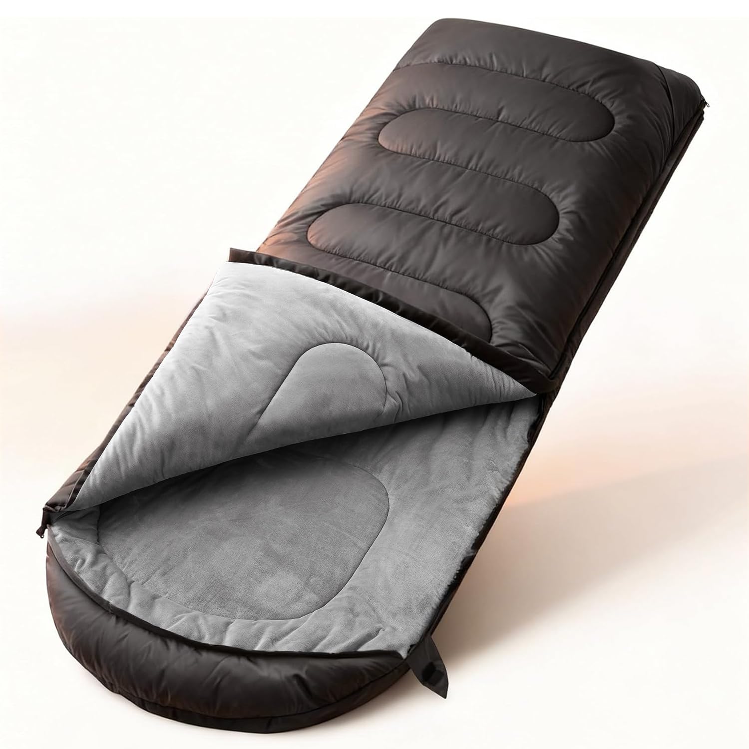 FARLAND Fleece-Lined Sleeping Bag for Adults