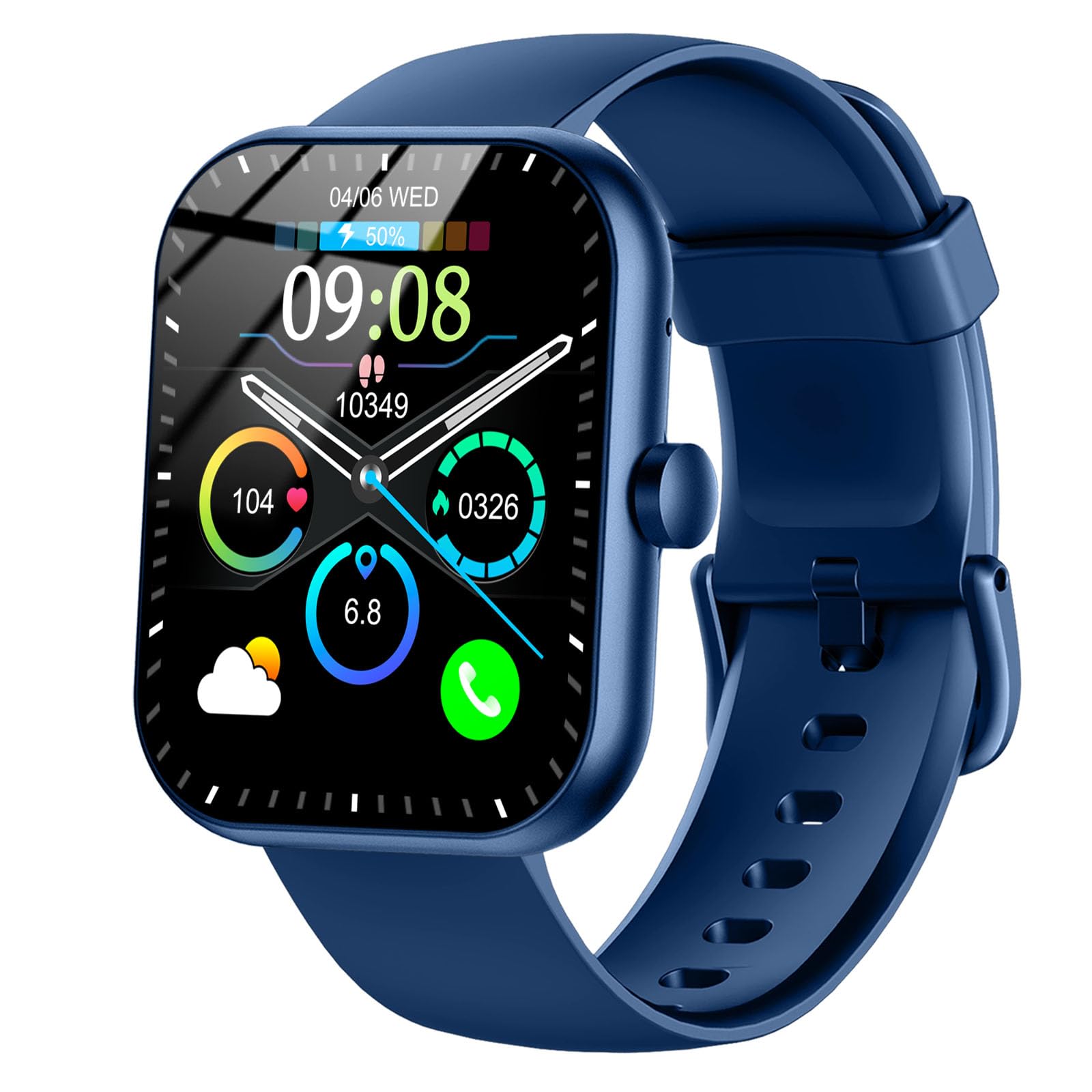 Smart Watch Answer Make Call 1 96 HD Smartwatch for Men Women 2025 Fitness Watch with 110 Sport