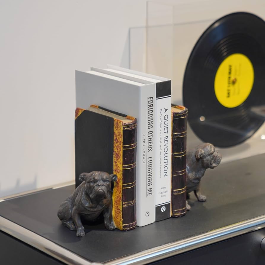 Amazon.com: Dog Decorative Bookends Book Holder - Vintage