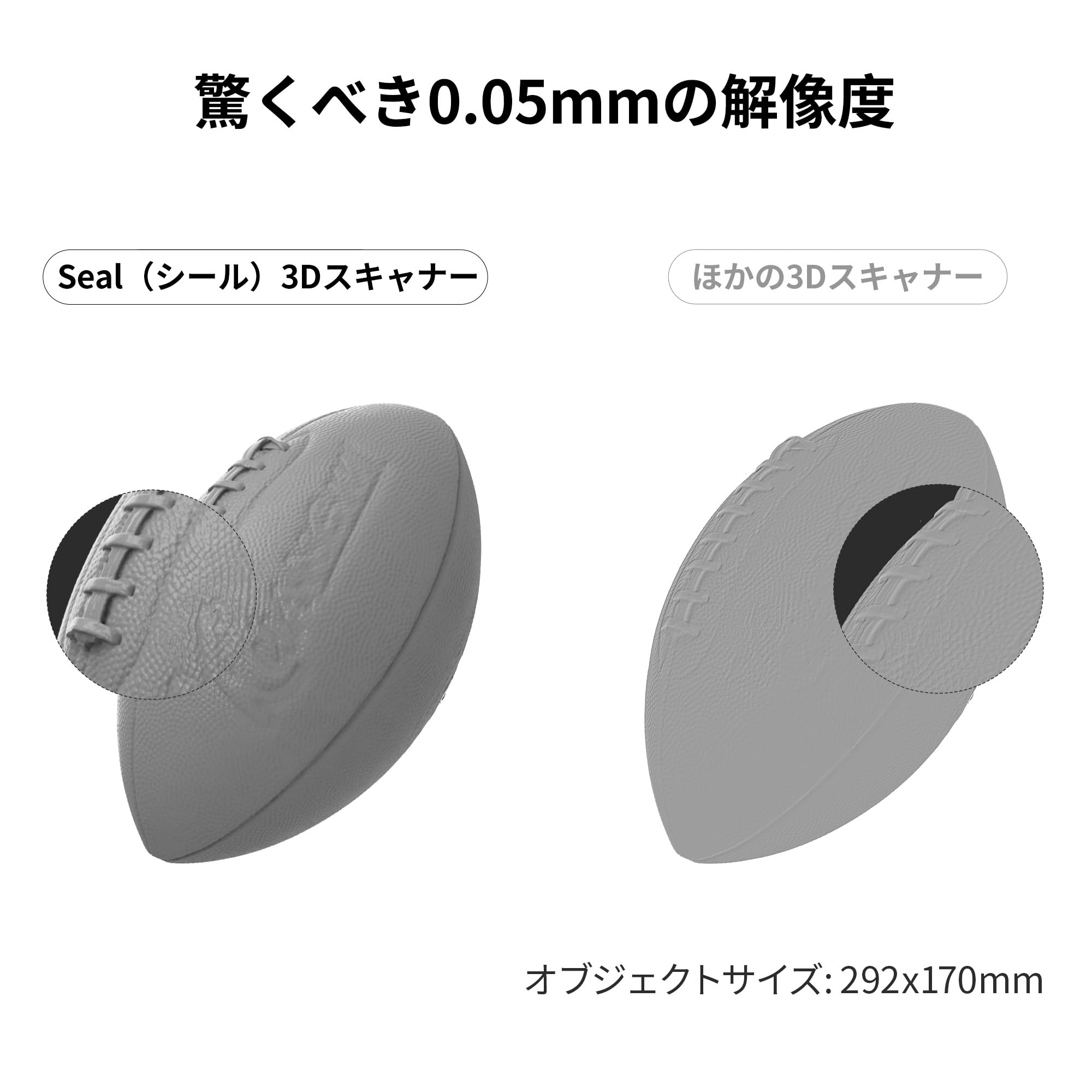 Amazon.co.jp: 3DMakerpro Seal ハンドヘルド 3D スキャナー、3D