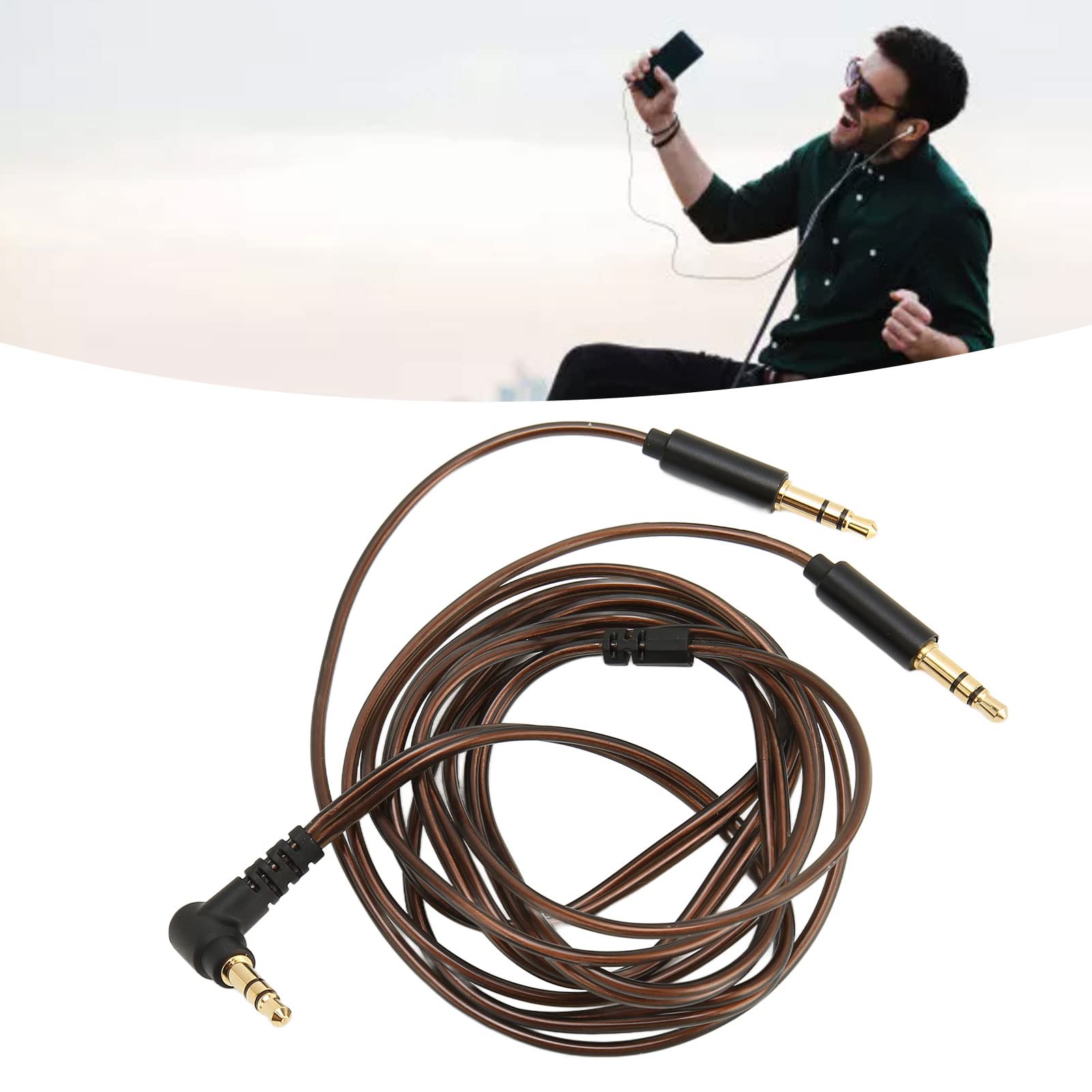 4,4mm Auf Dual 3,5mm Audiokabel - 8-adrig OCC Kabel Für HiFi Kopfhörer