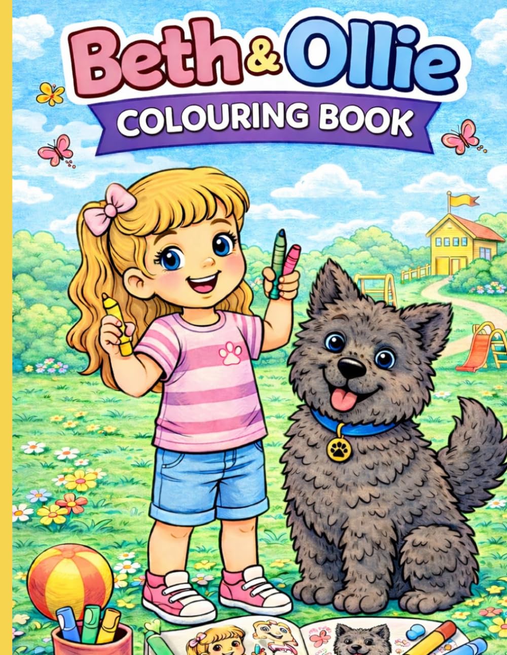 Beth and Ollie: Colouring Book