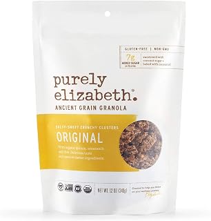 Purely elizabeth Ancient Grain Granola Cereal Original, 12-Ounce (Pack of 3)