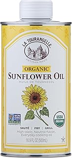 La Tourangelle, Organic High Oleic Sunflower Oil, Neutral Oil For Medium...
