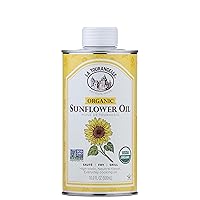 Vista 10 de La Tourangelle, aceite de girasol orgánico regenerativo, aceite para cocinar a altas temperaturas y para el cuidado de la piel, sostenible, sin OMG