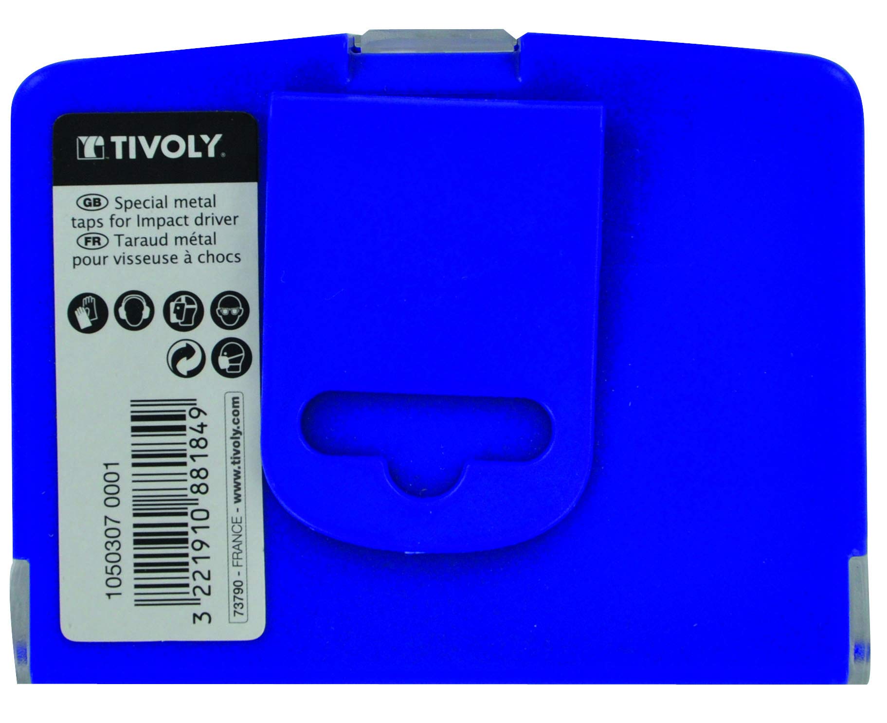 TIVOLY 10503070001 - Estuche THD HEXA 6 machos HSS M3 M4 M5 M6 M8 M10 mango hexa 1/4’’+1 PP