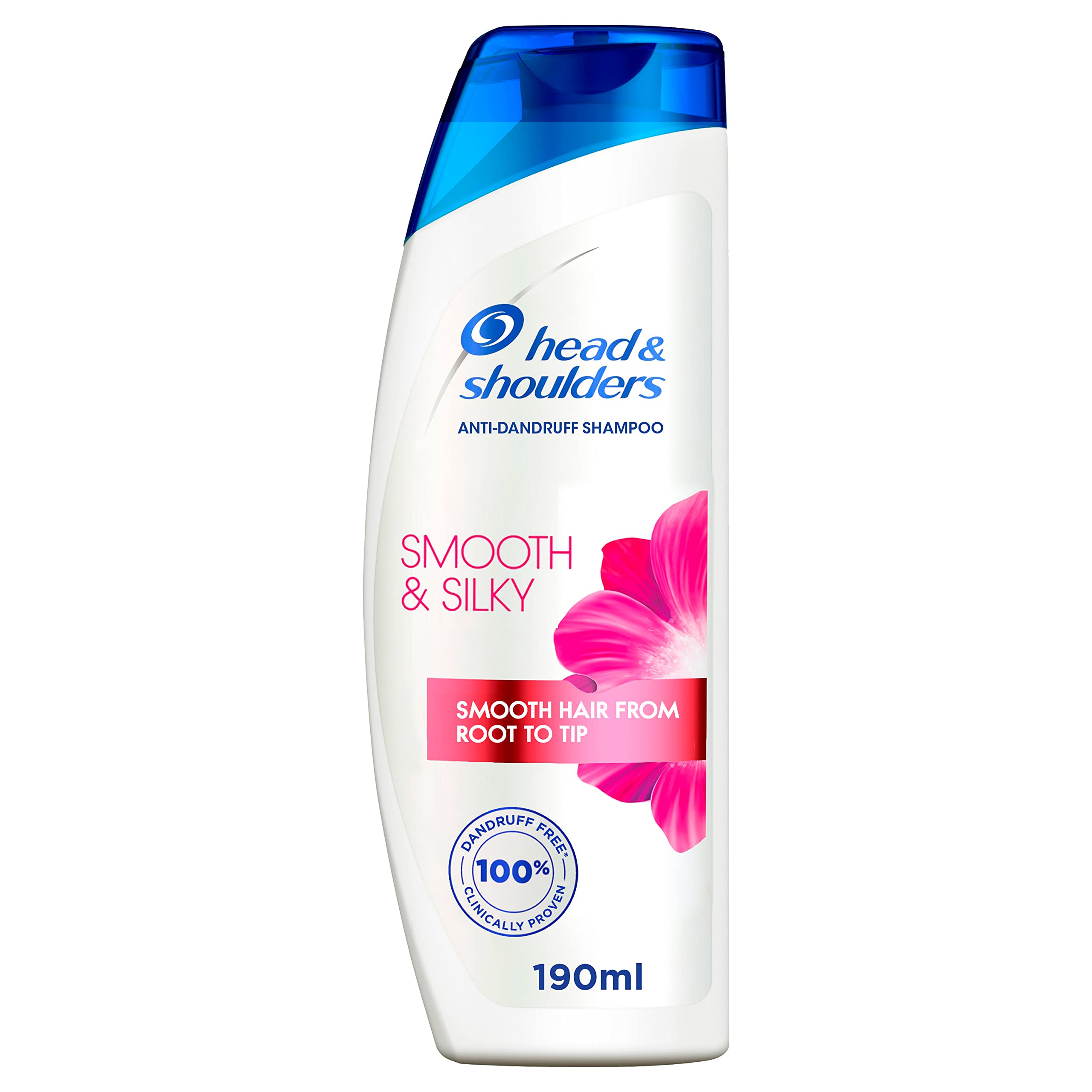 Smooth & Silky Anti-Dandruff Shampoo for Dry and Frizzy Hair, 190 ml