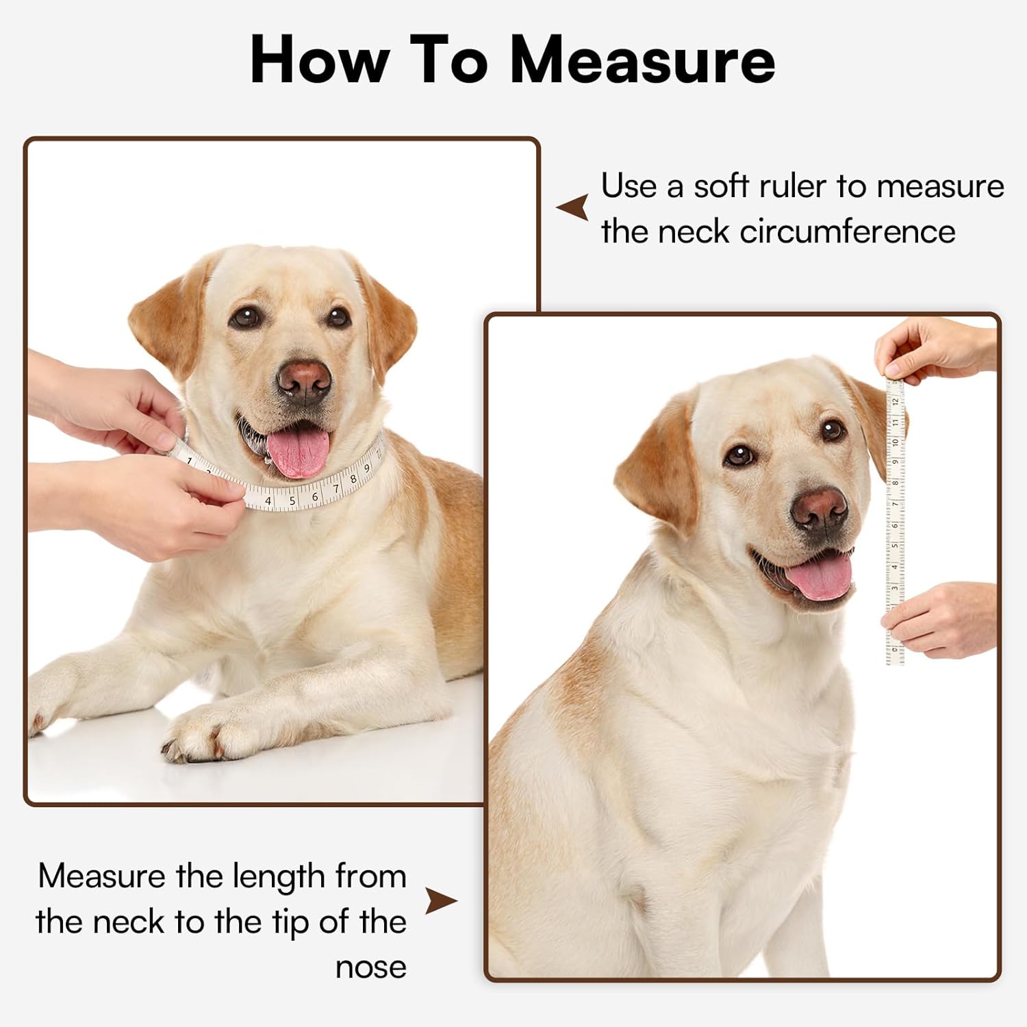 Queenmore Soft Dog Cone Collar,Comfortable Cones for Small Dogs/Cat to Stop Licking After Surgery, Comfy Elizabethan Collars, Neuter Recovery Ecollars of Shame Alternatives,Coffee,M