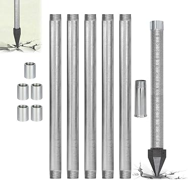 Water Well Drilling Kit - 1.25" Portable DIY Water Borehole Tool for Home Use, Easy to Install, Durable Steel Pipe, Complete Accessories for Efficient Drilling