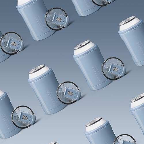Miniatura 3 de Hopsulator DUO - Enfriador de latas 2 en 1, enfriador de latas de 12 onzas, hace que las latas regulares funcionen como un vaso (color denim)