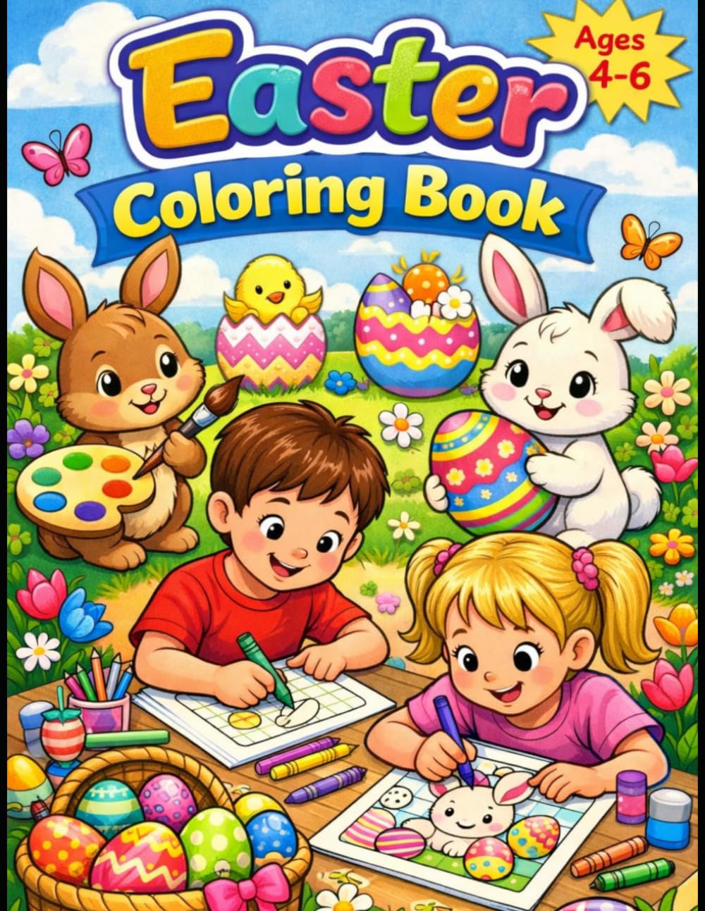 My Happy Easter Book: Ages 4-8
