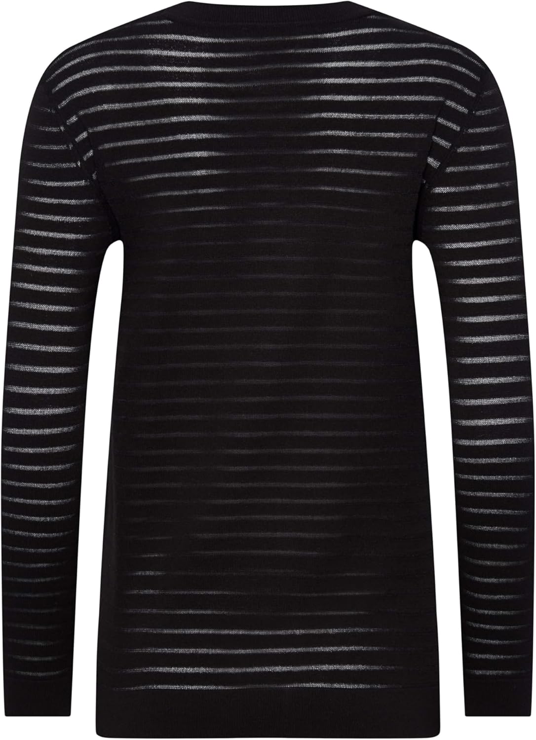 Anne Klein Womens Sheer Stripe Cardigan - Image 2