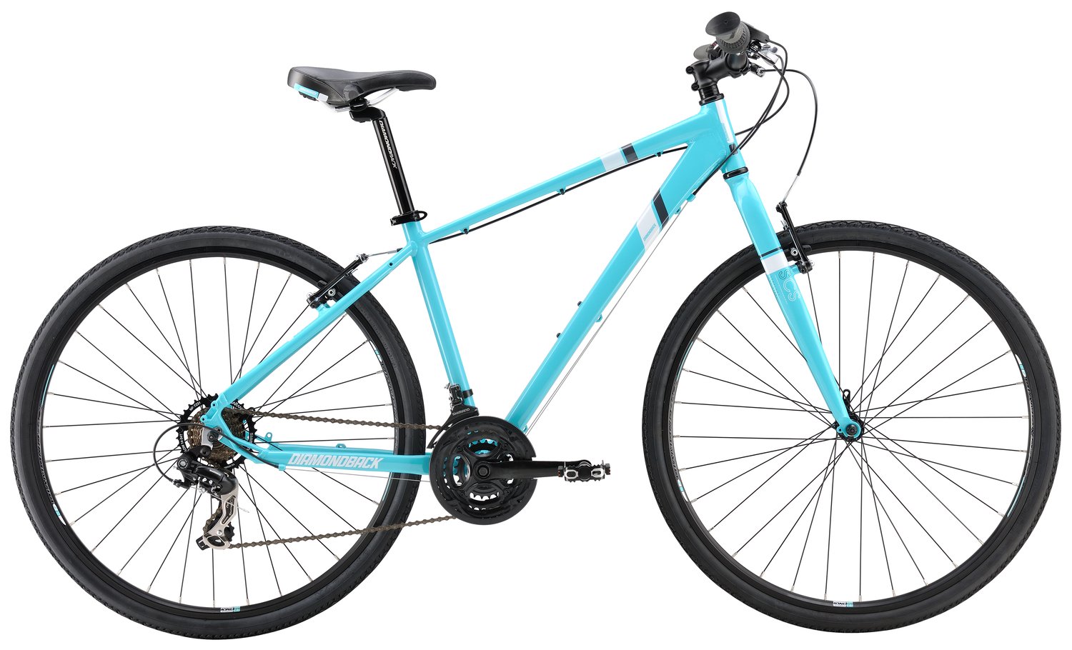 Diamondback Bicycles Calico ST Women's Dual Sport Bike, Blue