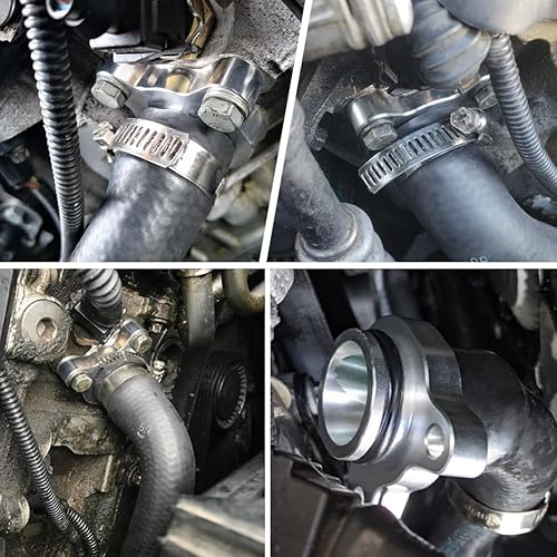 Miniatura 6 de GZYF Brida de manguera de refrigerante de repuesto para manguera de agua automotriz para BMW 335i, 335xi, 135i, 2006-2010 325i, 330i