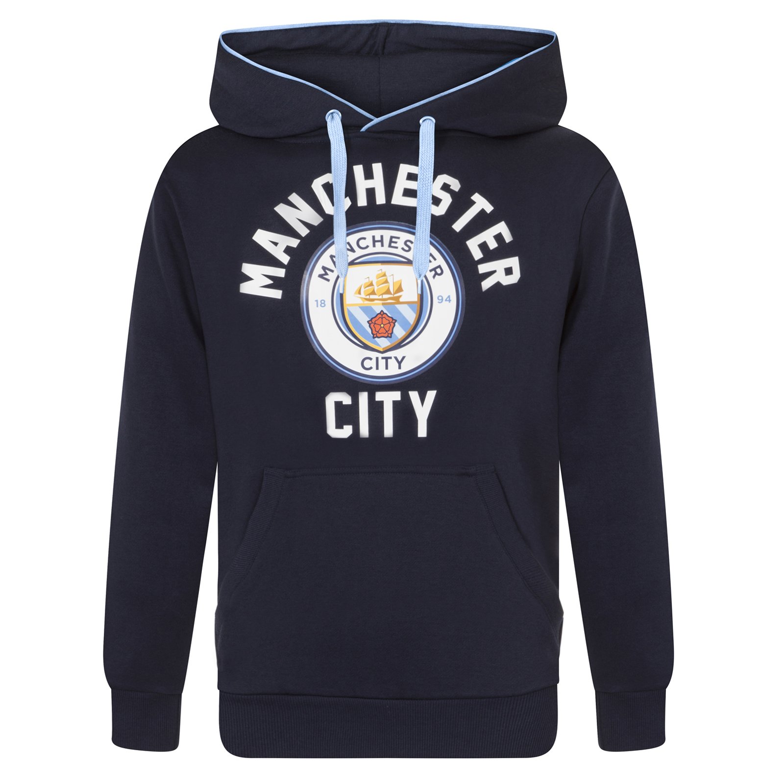 MANCHESTER CITY FC Official Football Gift Mens Fleece Graphic Hoody 3XL Navy Blue