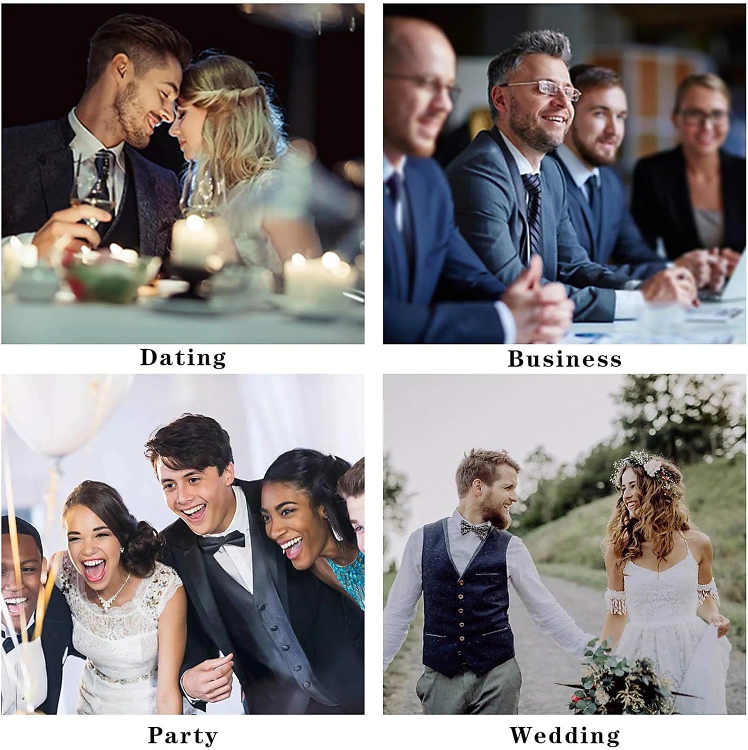 Mens Dress Shirts for Men Long Sleeve Wrinkle Free Button Down Shirt Formal Business Casual Shirts - Image 5