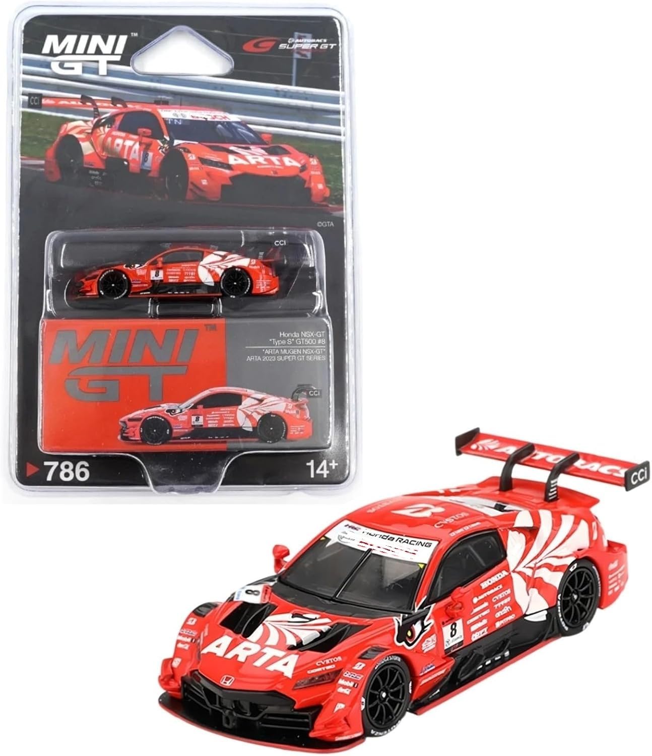 Amazon | ホンダNSX-GT「タイプS」GT500#8「ARTAムゲンNSX-GT」ARTA