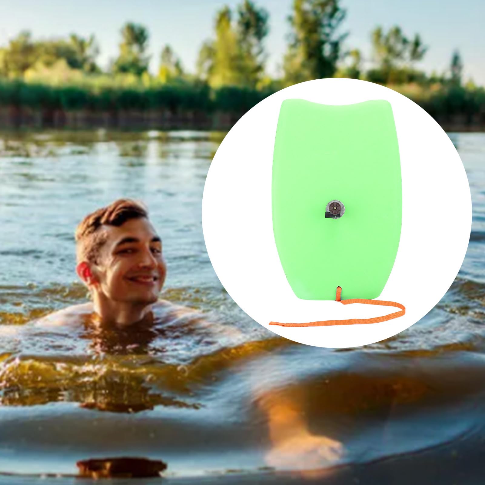 Schwimmbrett Für Die Schwimmfotografie, Schwimmbrett Erwachsene Mit Klappbarem Verstellbarem Ständer Eva Foam PC ABS Schwimmhilfe Erwachsene Mit 1/4-Zoll-Gewinde Für Panorama