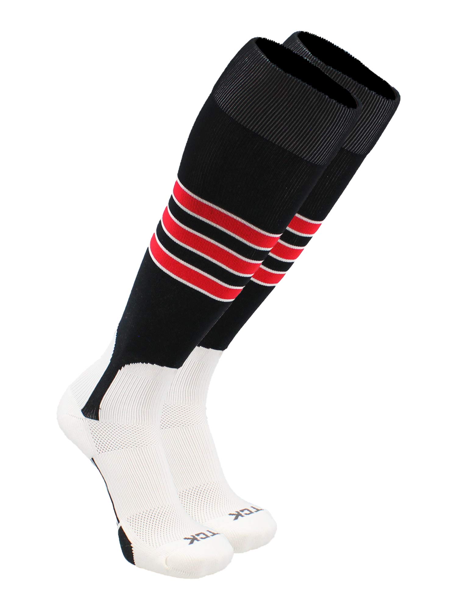 TCK Calcetines de estribo de béisbol con rayas