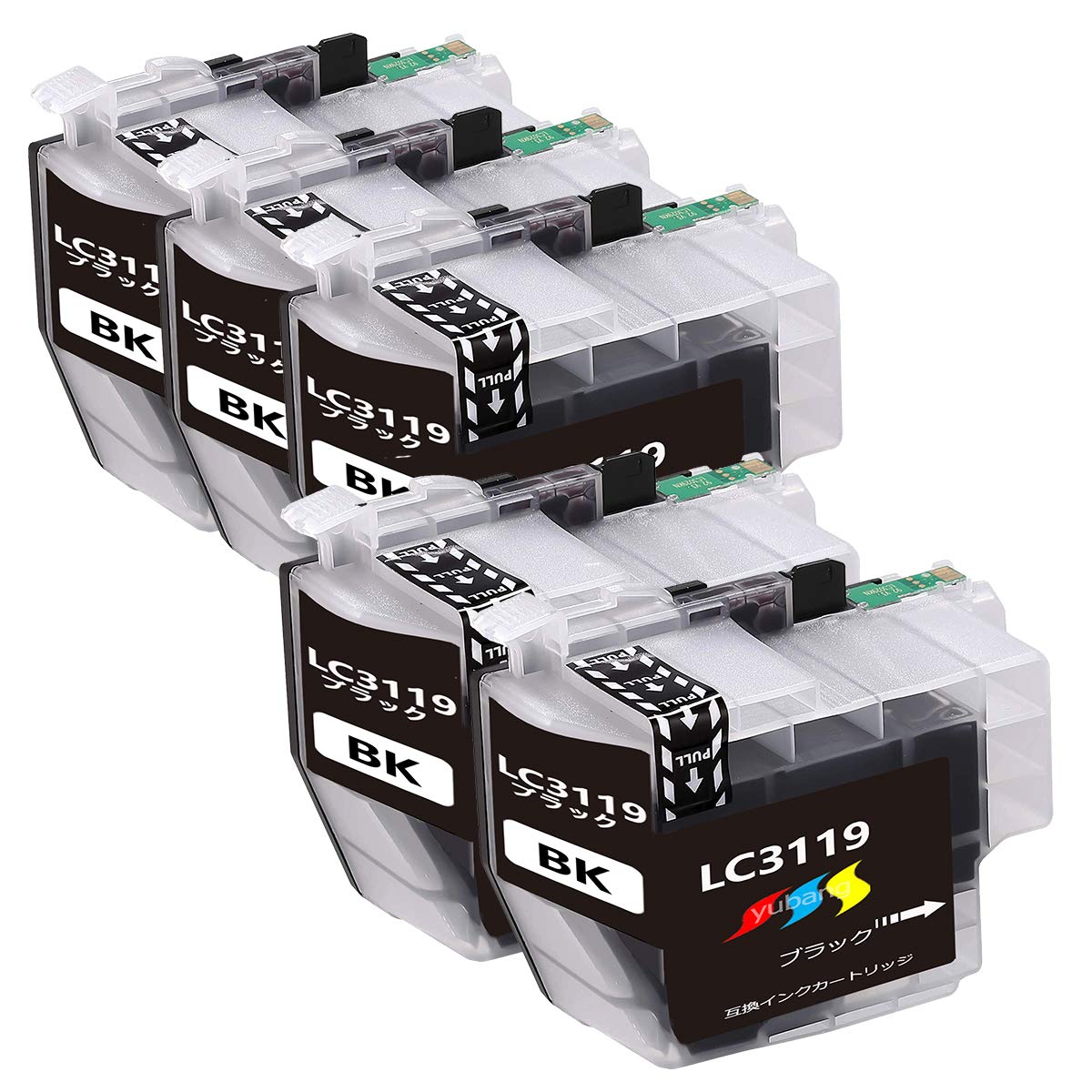 Amazon.co.jp: ブラザー互換 インクカートリッジLC3119(3117)bk黒