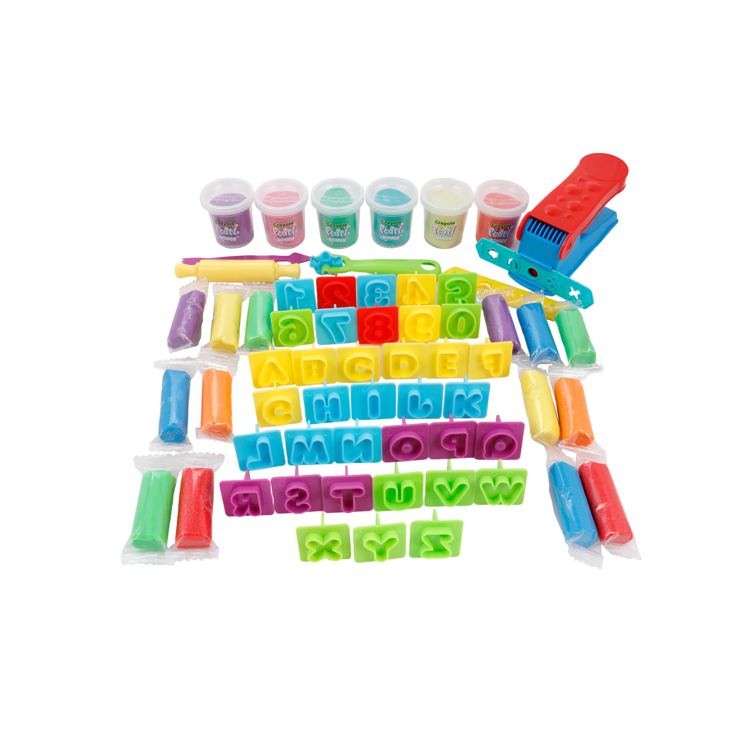 Crayola - Silly Scents Mega Dough Activity Set with 6 Colors, 6 2oz Tubs & 14 Dough Packs, A1-2494
